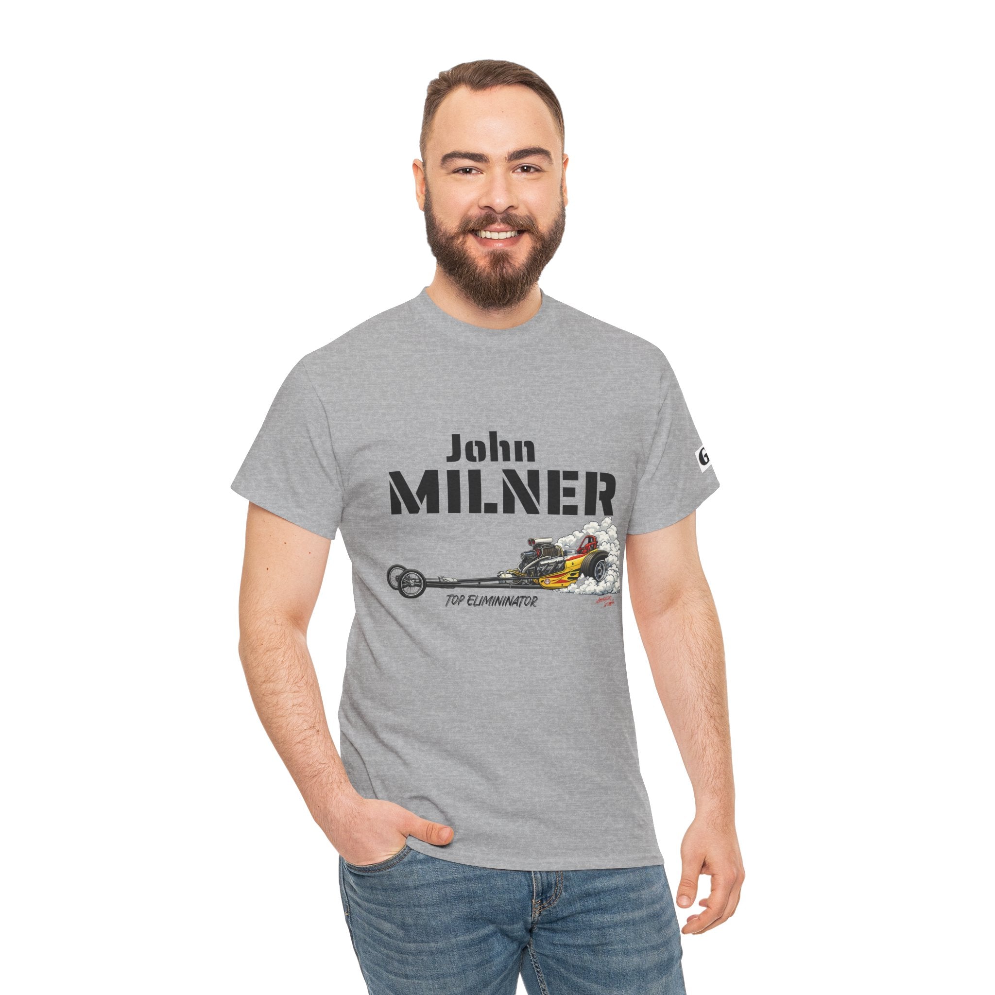 Milner Racing Team T-Shirt — "John Milner" Vintage Dragster Tee
