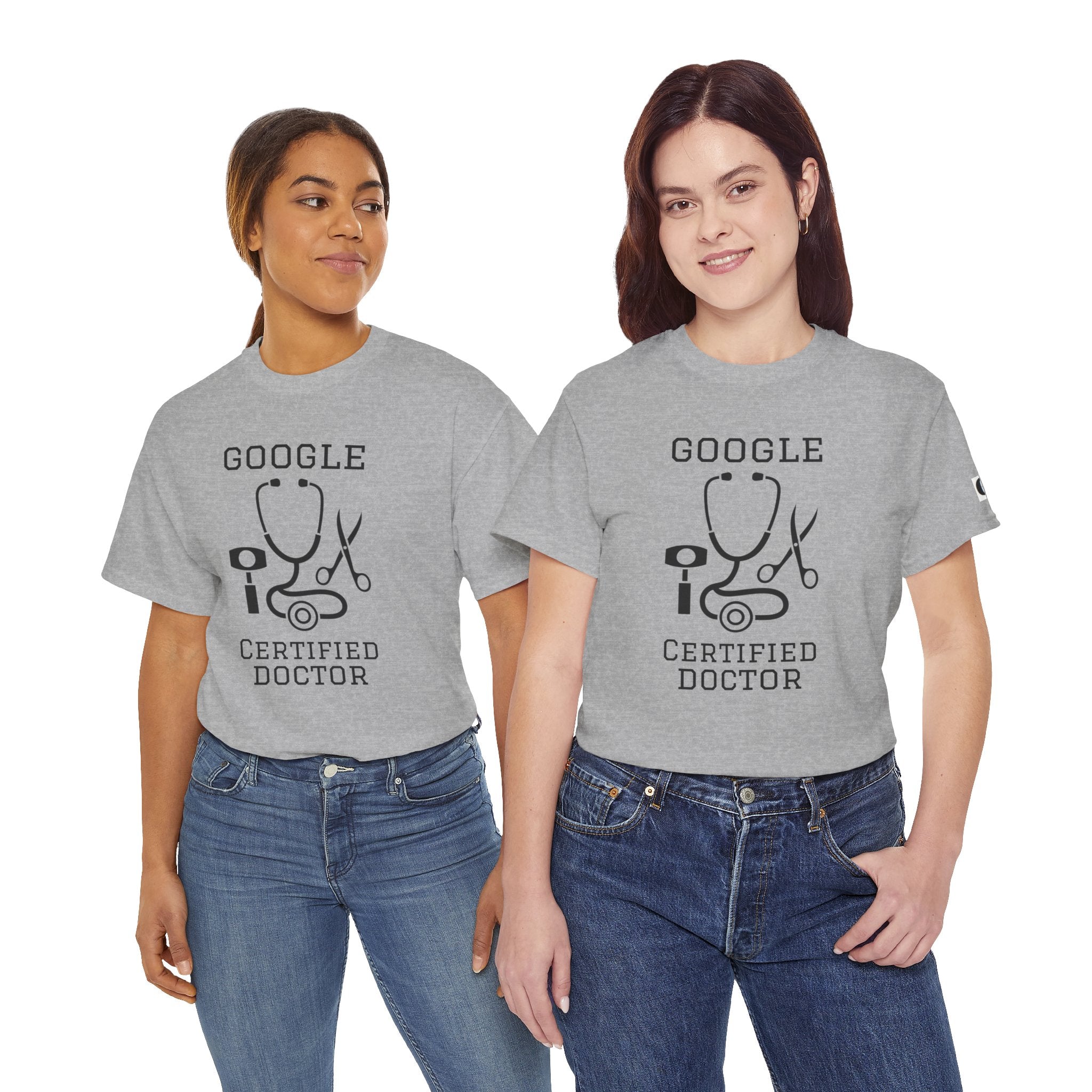 Google Certified Doctor T-Shirt — Funny Medical Tee for Doctors & Med Students