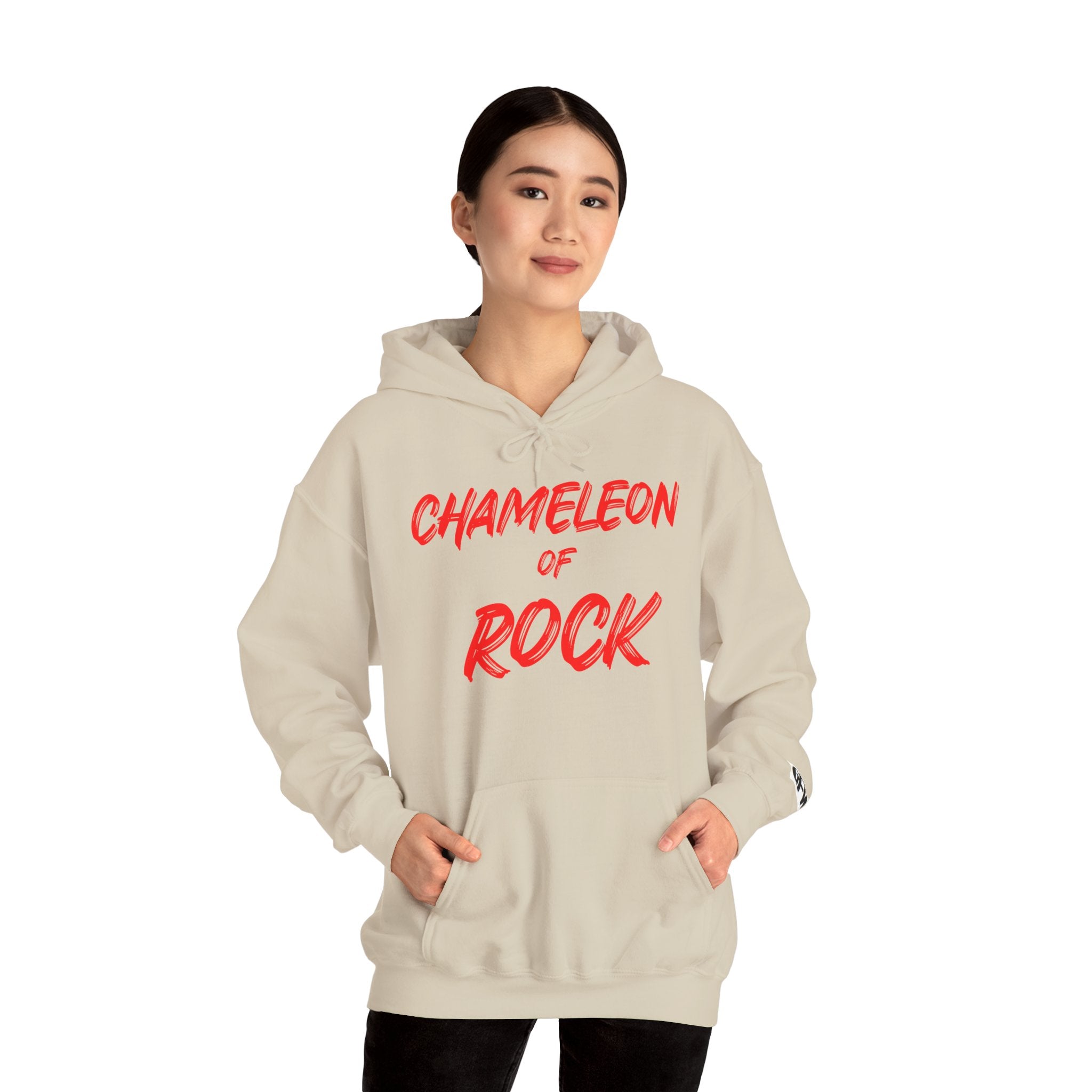 Chameleon of Rock Hoodie — Retro Band Graphic Pullover