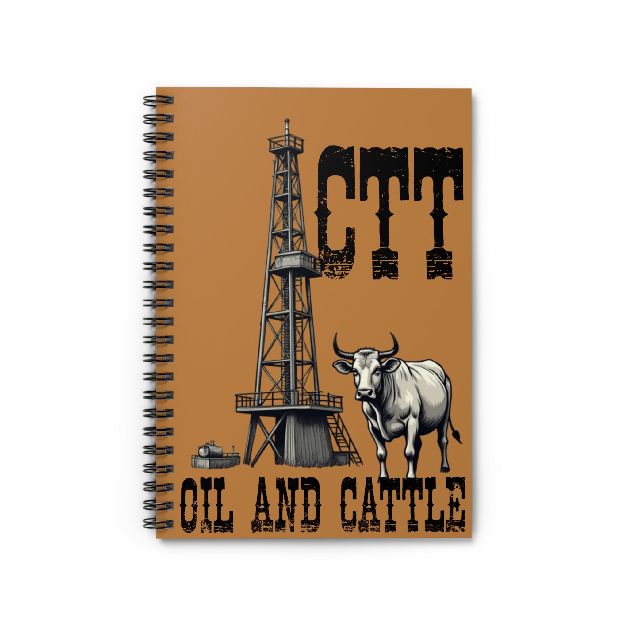 CTT Notebook — CTT Oil and Cattle Spiral Ruled Journal