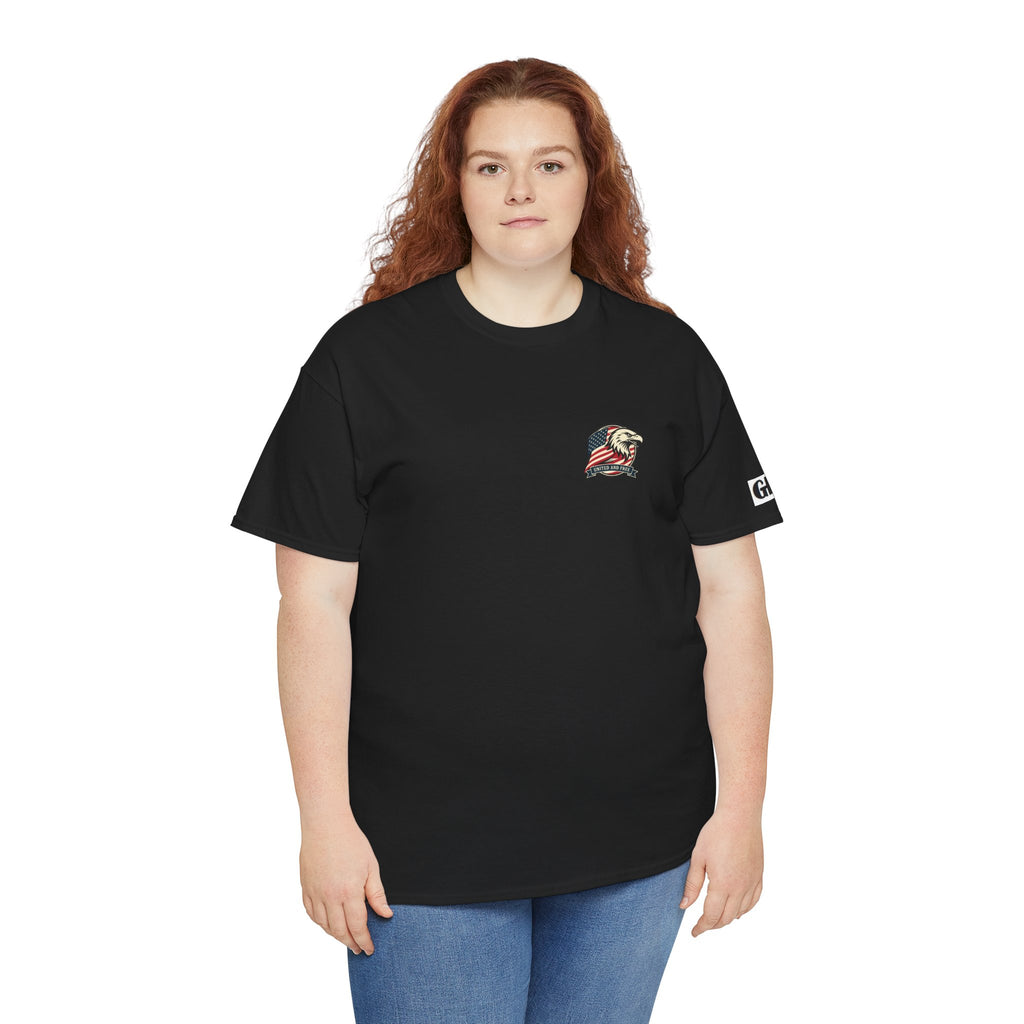 USA Bald Eagle T‑Shirt — "United and Free" Patriotic Tee