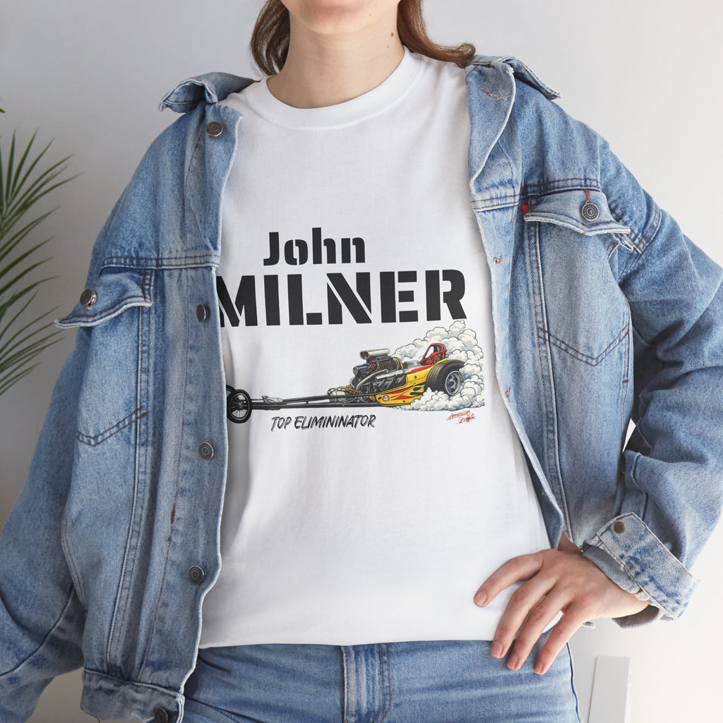 Milner Racing Team T-Shirt — "John Milner" Vintage Dragster Tee