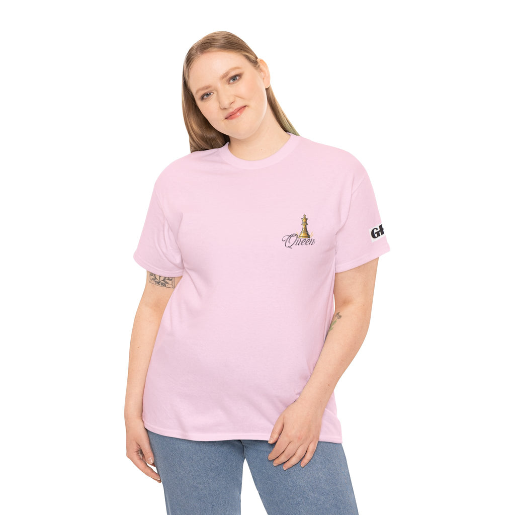 Queen Chess Piece T-Shirt — "Queen" Family Roles Tee (Grandmother, Wife, Mother, Daughter, Sister)