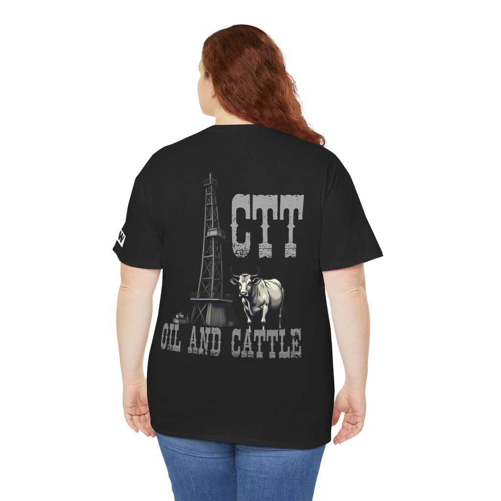 CTT Oil & Cattle Tee — Western Oilfield T‑Shirt