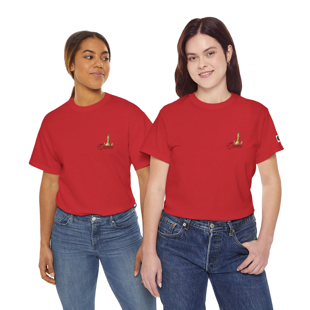 Queen Chess Piece T-Shirt — "Queen" Family Roles Tee (Grandmother, Wife, Mother, Daughter, Sister)