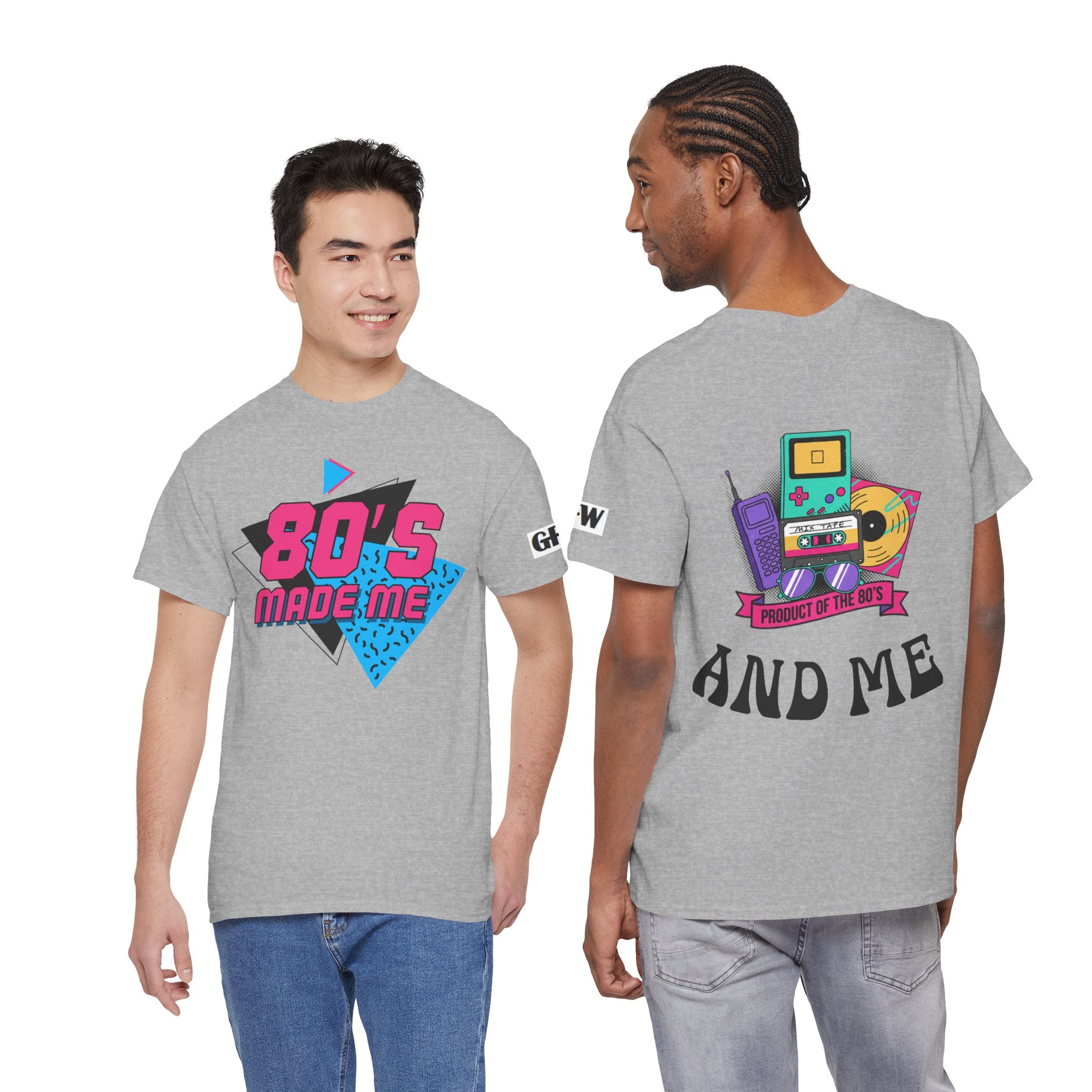 80's Made Me Tee — Retro 1980s Nostalgia Graphic T-Shirt