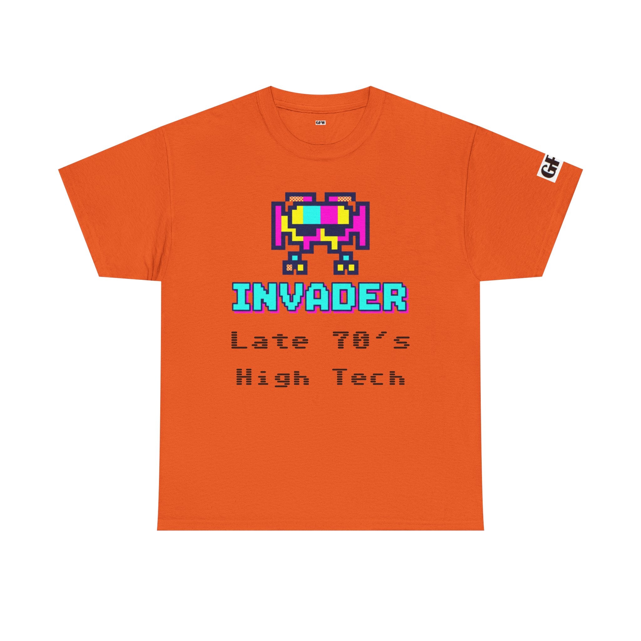 Invader Retro Pixel Tee — "Late 70's High Tech" Vintage Video Game T-Shirt