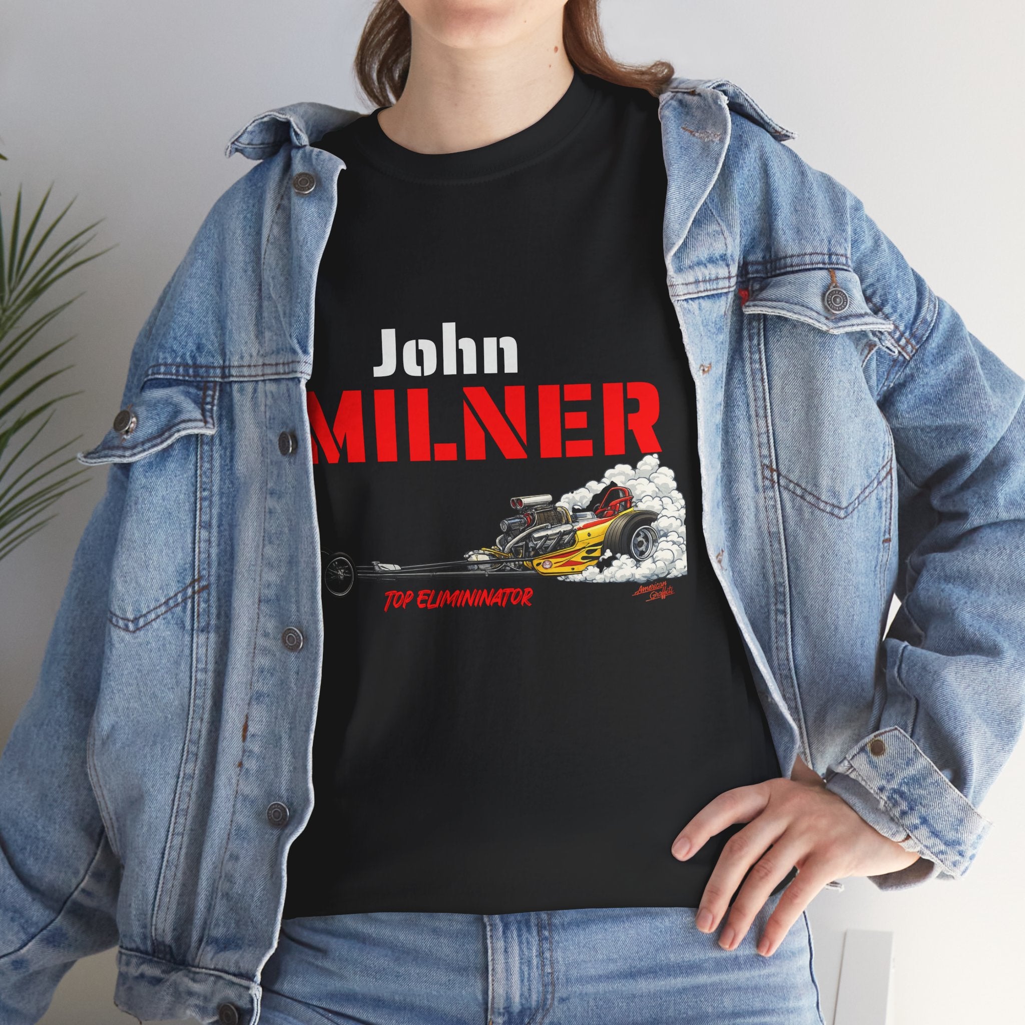 Milner Racing Team T-Shirt — "John Milner" Vintage Dragster Tee