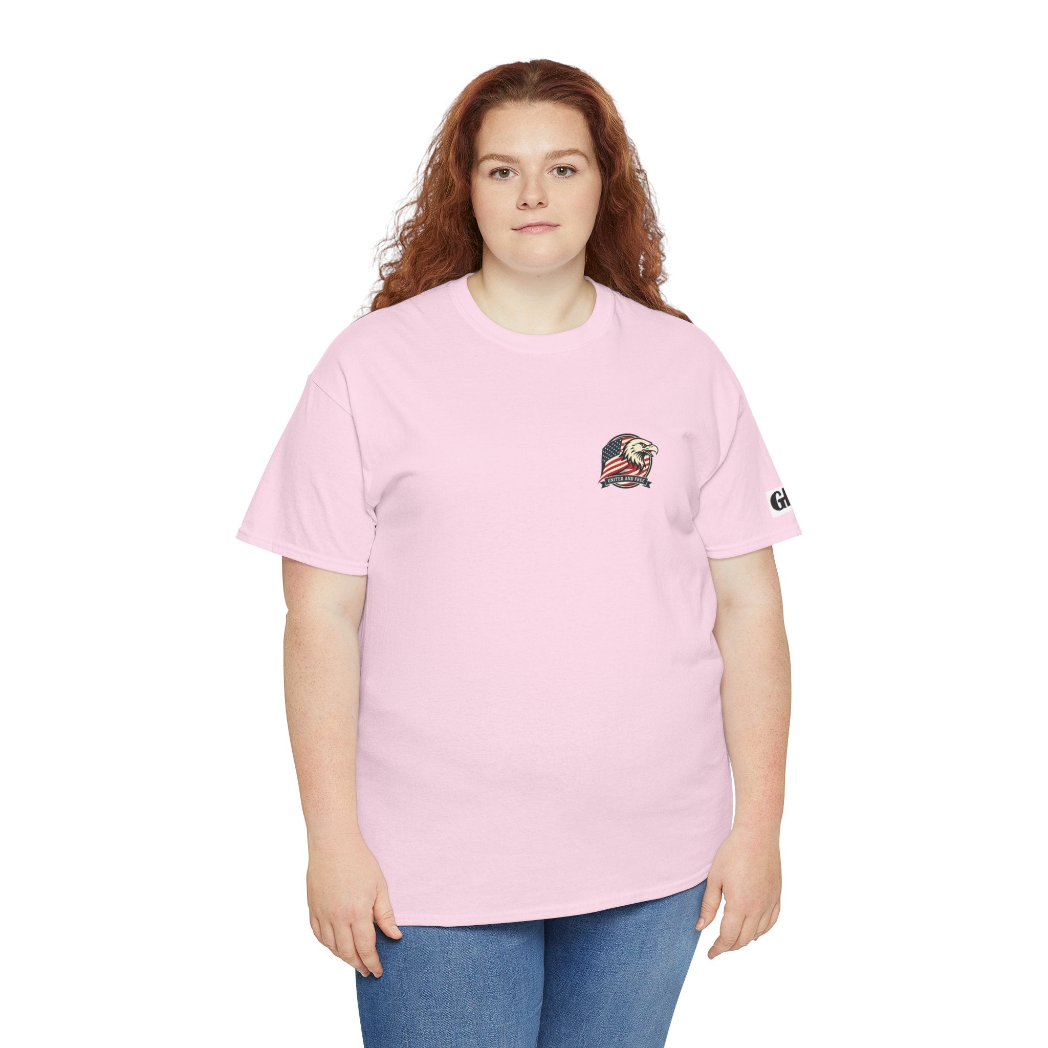 USA Bald Eagle T‑Shirt — "United and Free" Patriotic Tee
