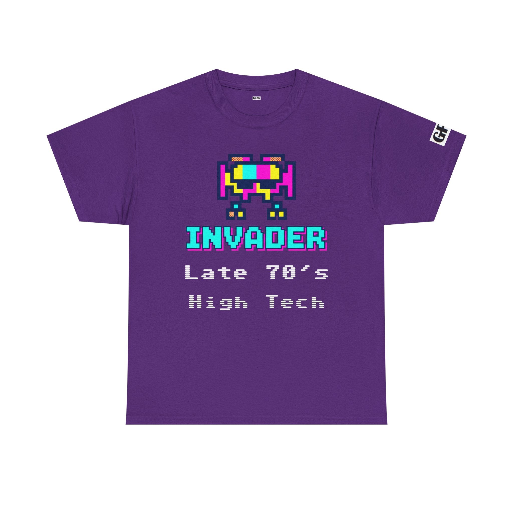 Invader Retro Pixel Tee — "Late 70's High Tech" Vintage Video Game T-Shirt