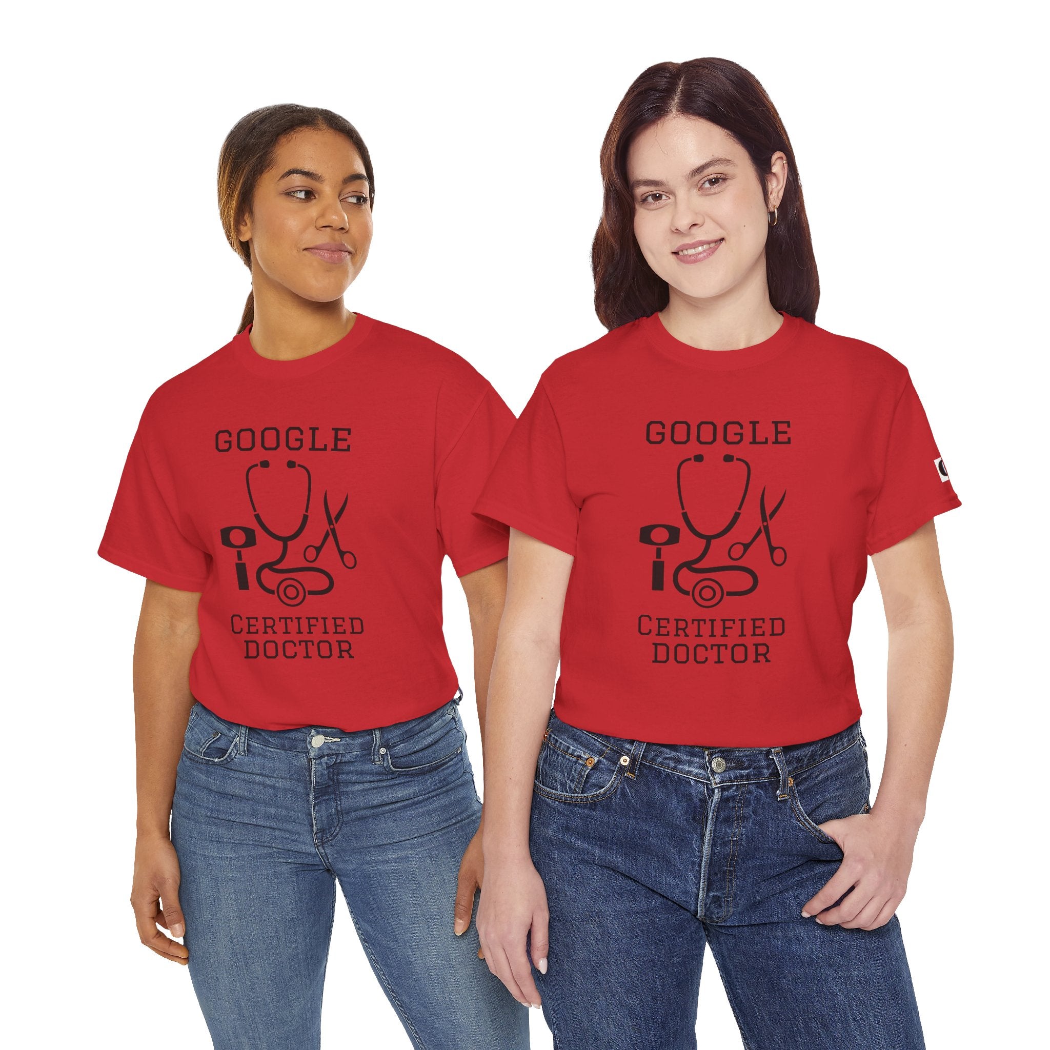 Google Certified Doctor T-Shirt — Funny Medical Tee for Doctors & Med Students