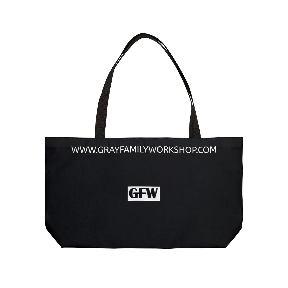 Weekender Tote Bag — "I See You Shiver, With Antisipation" Red Lip Graphic Tote