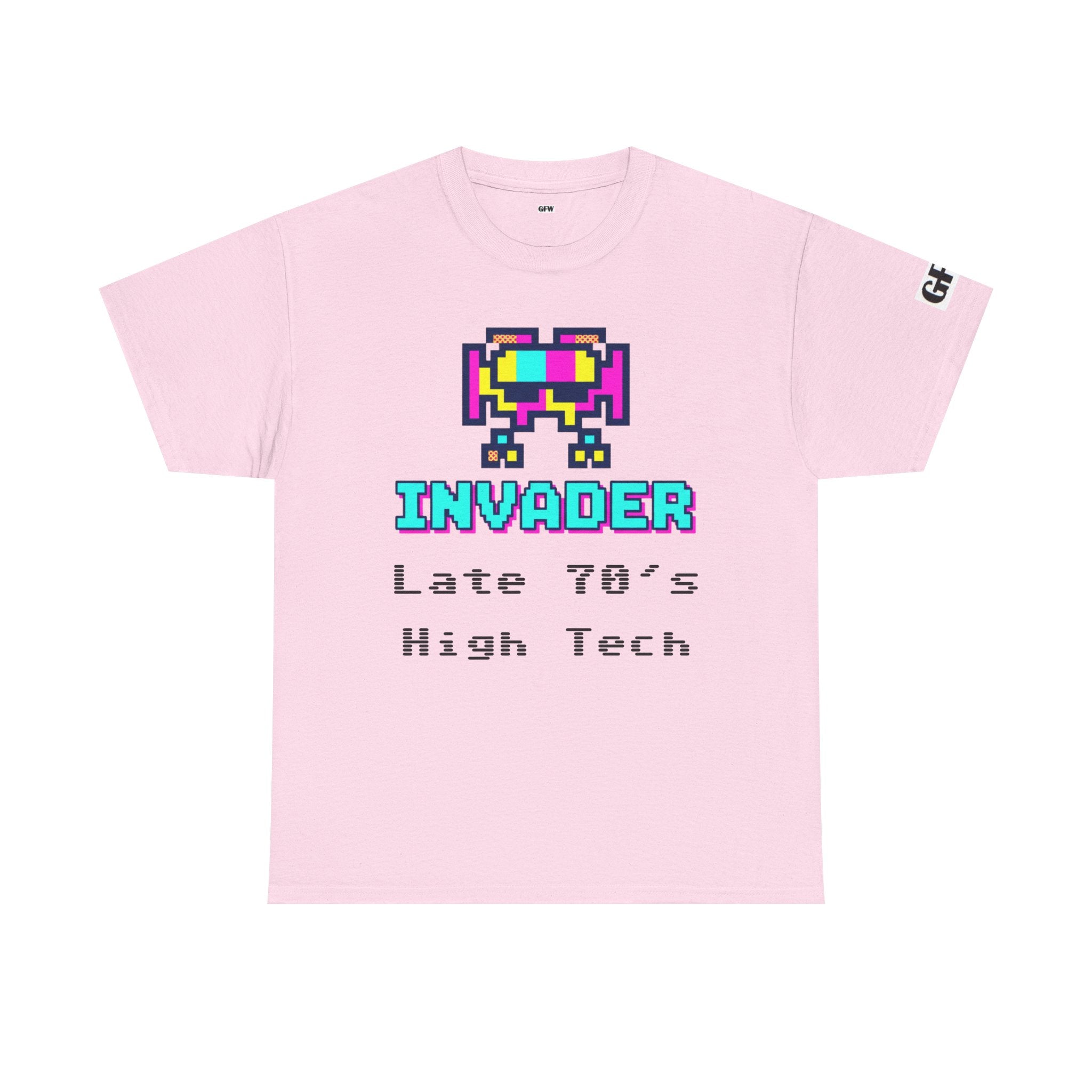 Invader Retro Pixel Tee — "Late 70's High Tech" Vintage Video Game T-Shirt