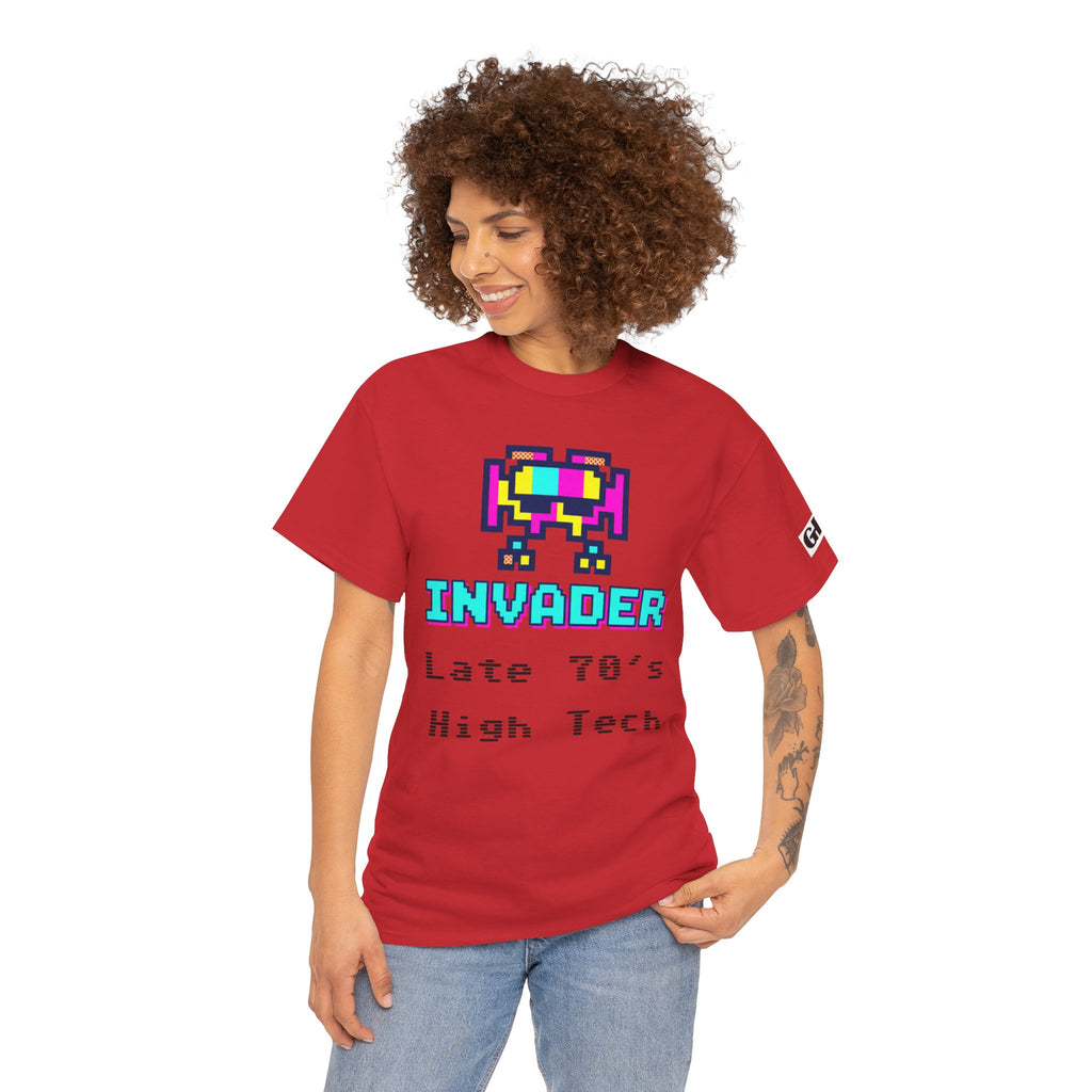 Invader Retro Pixel Tee — "Late 70's High Tech" Vintage Video Game T-Shirt