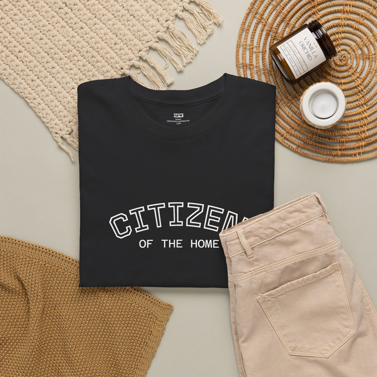 Citizen of the Home Tee — Cities Back Graphic (LA • Paris • London • Beijing • Tokyo)
