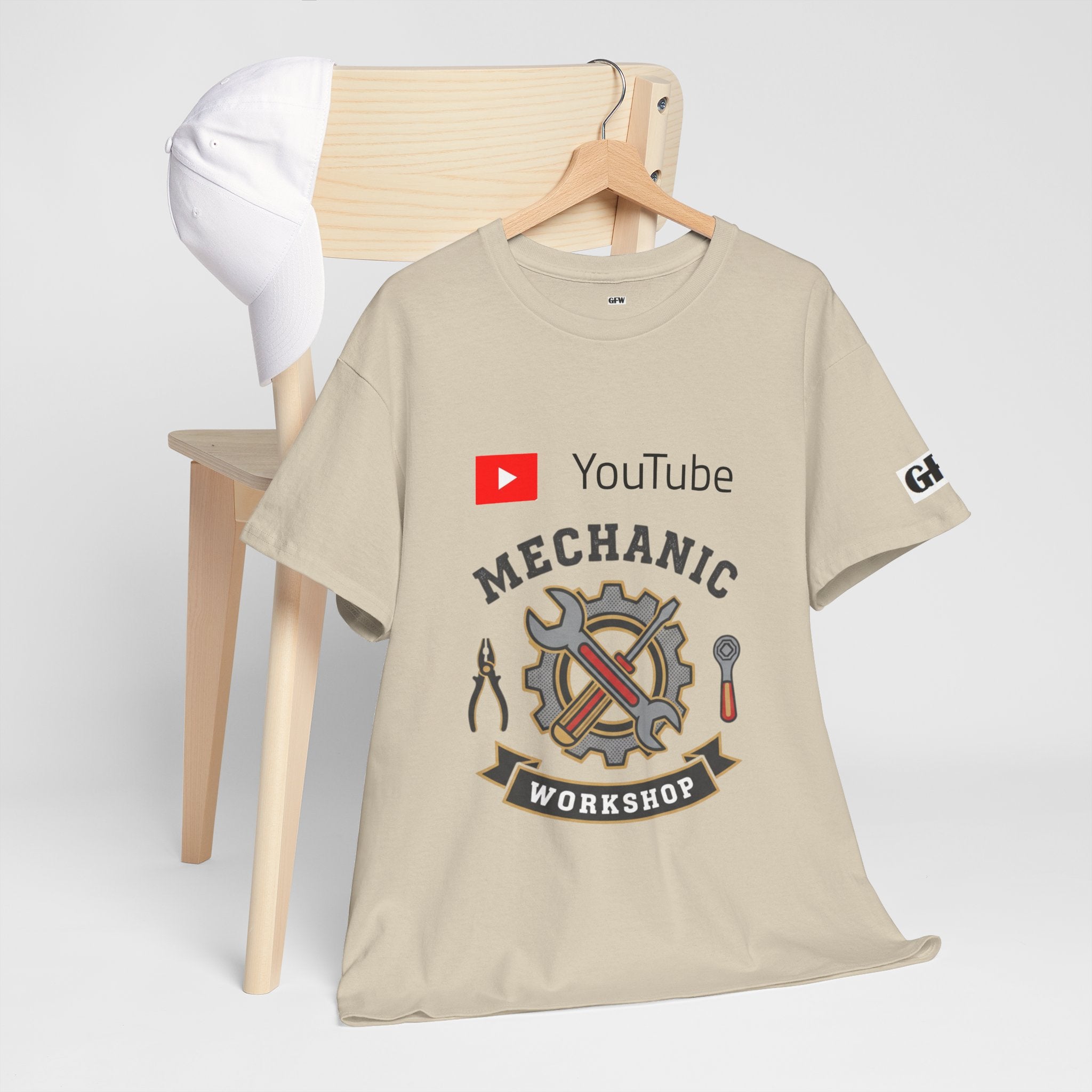 Mechanic Workshop T-Shirt — YouTube Channel Gear