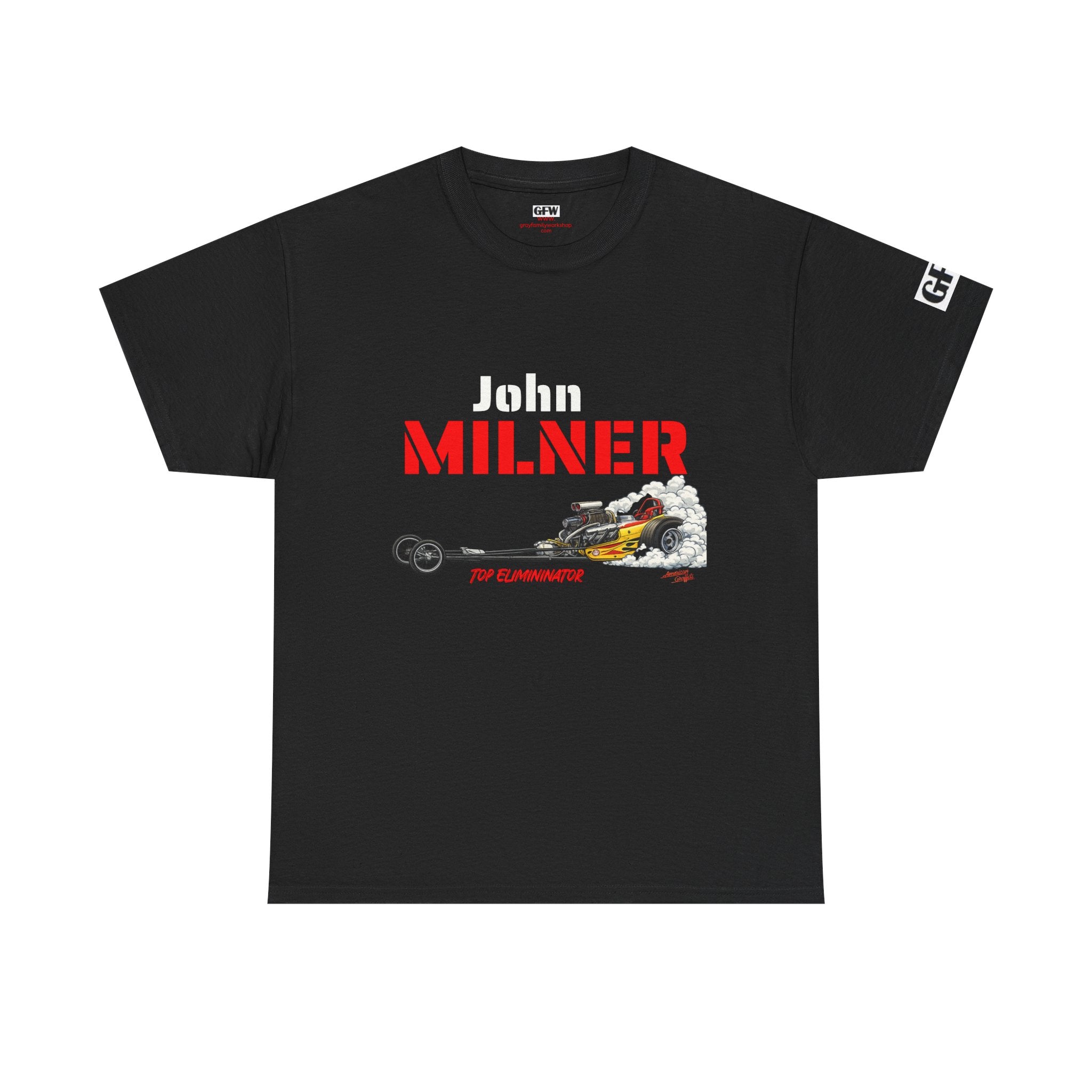 Milner Racing Team T-Shirt — "John Milner" Vintage Dragster Tee