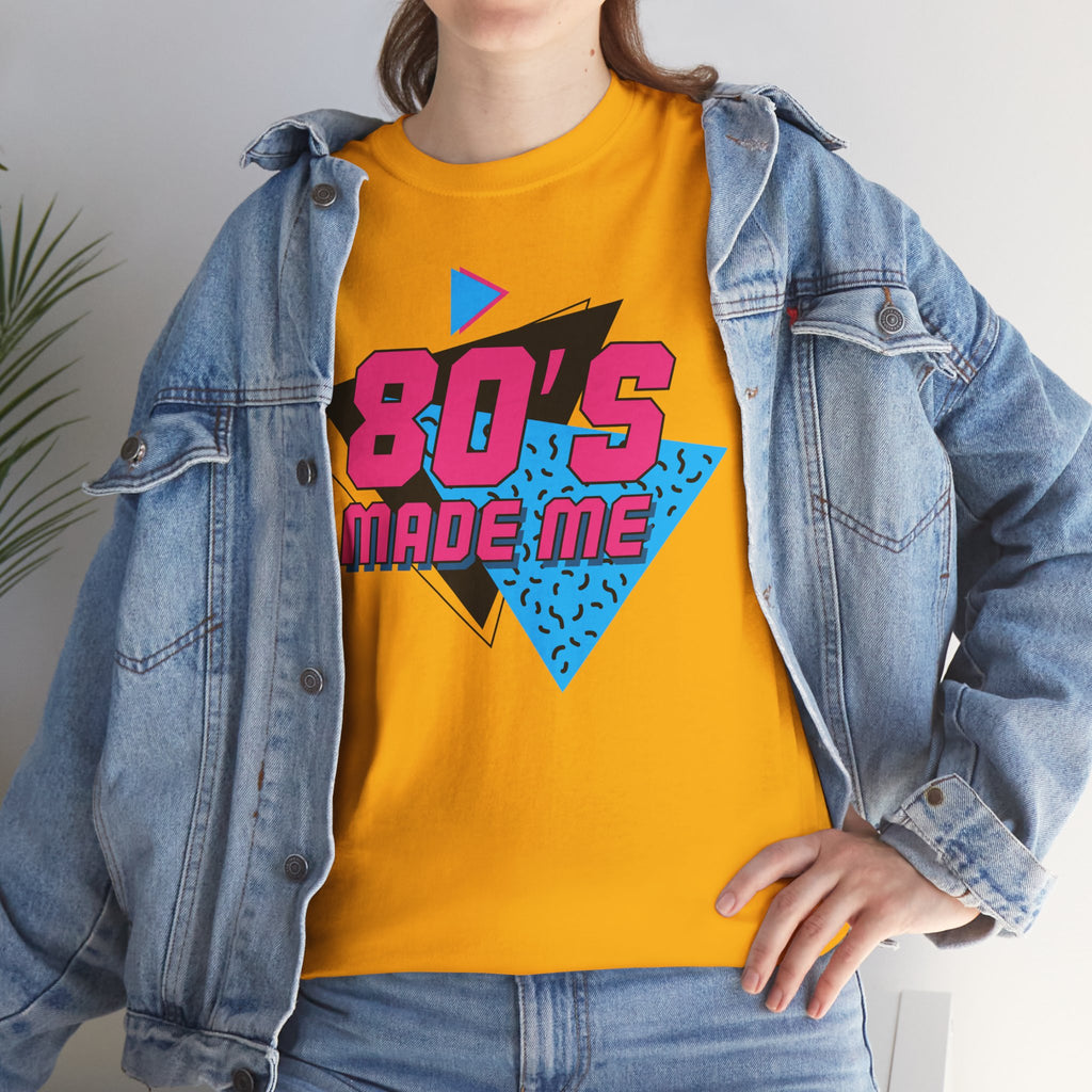 80's Made Me Tee — Retro 1980s Nostalgia Graphic T-Shirt
