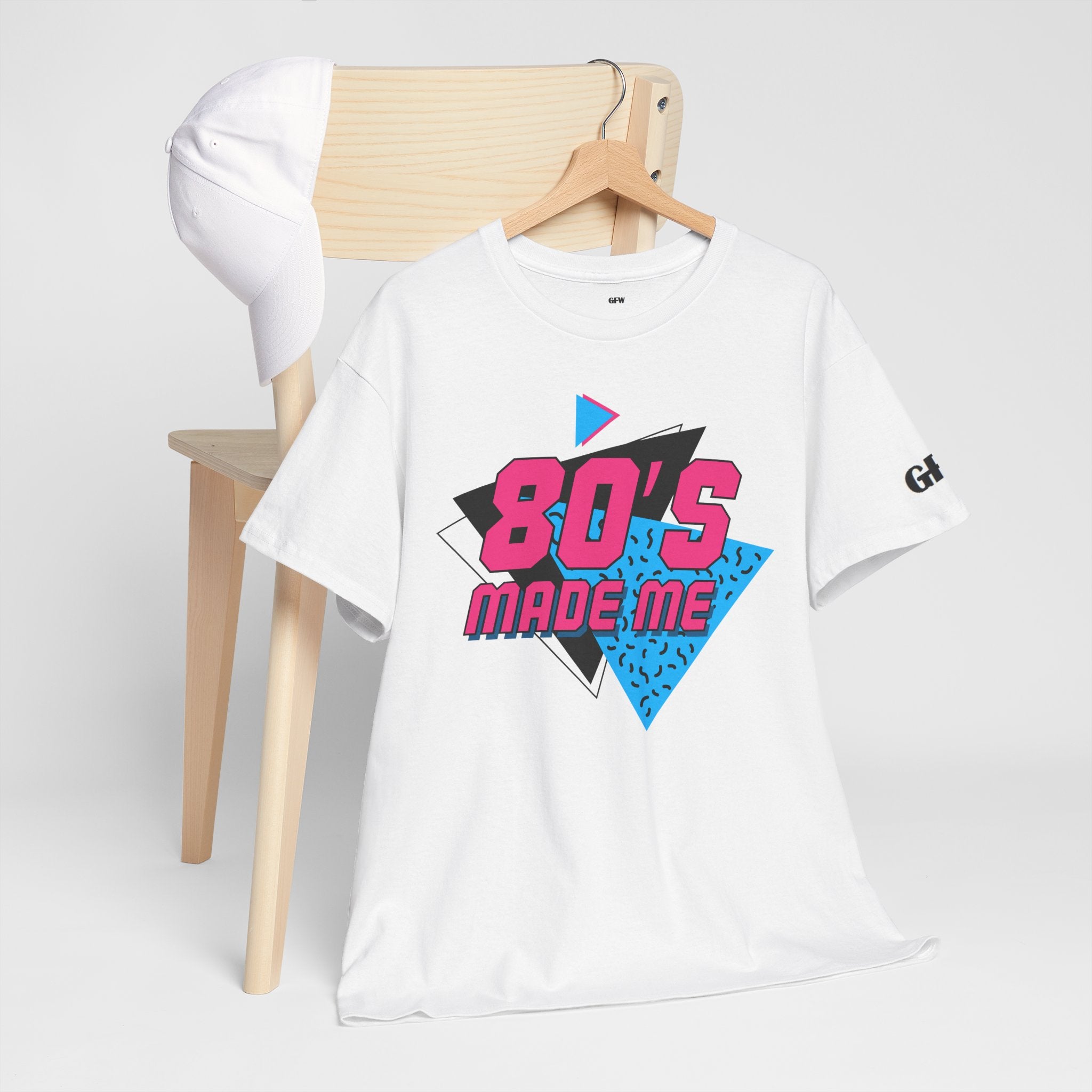 80's Made Me Tee — Retro 1980s Nostalgia Graphic T-Shirt