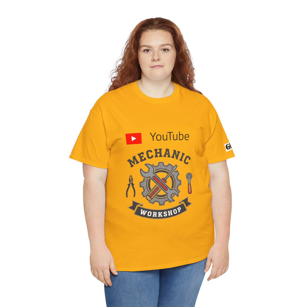 Mechanic Workshop T-Shirt — YouTube Channel Gear