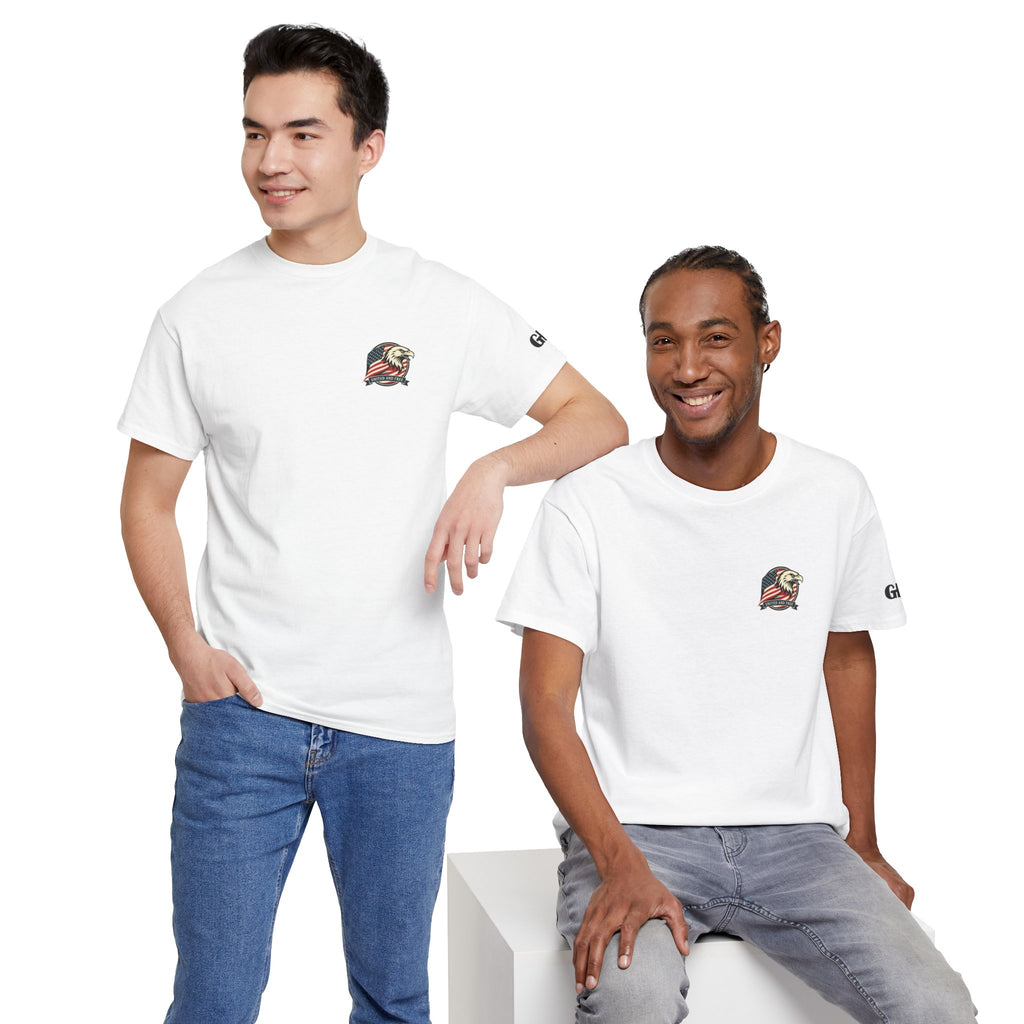 USA Bald Eagle T‑Shirt — "United and Free" Patriotic Tee