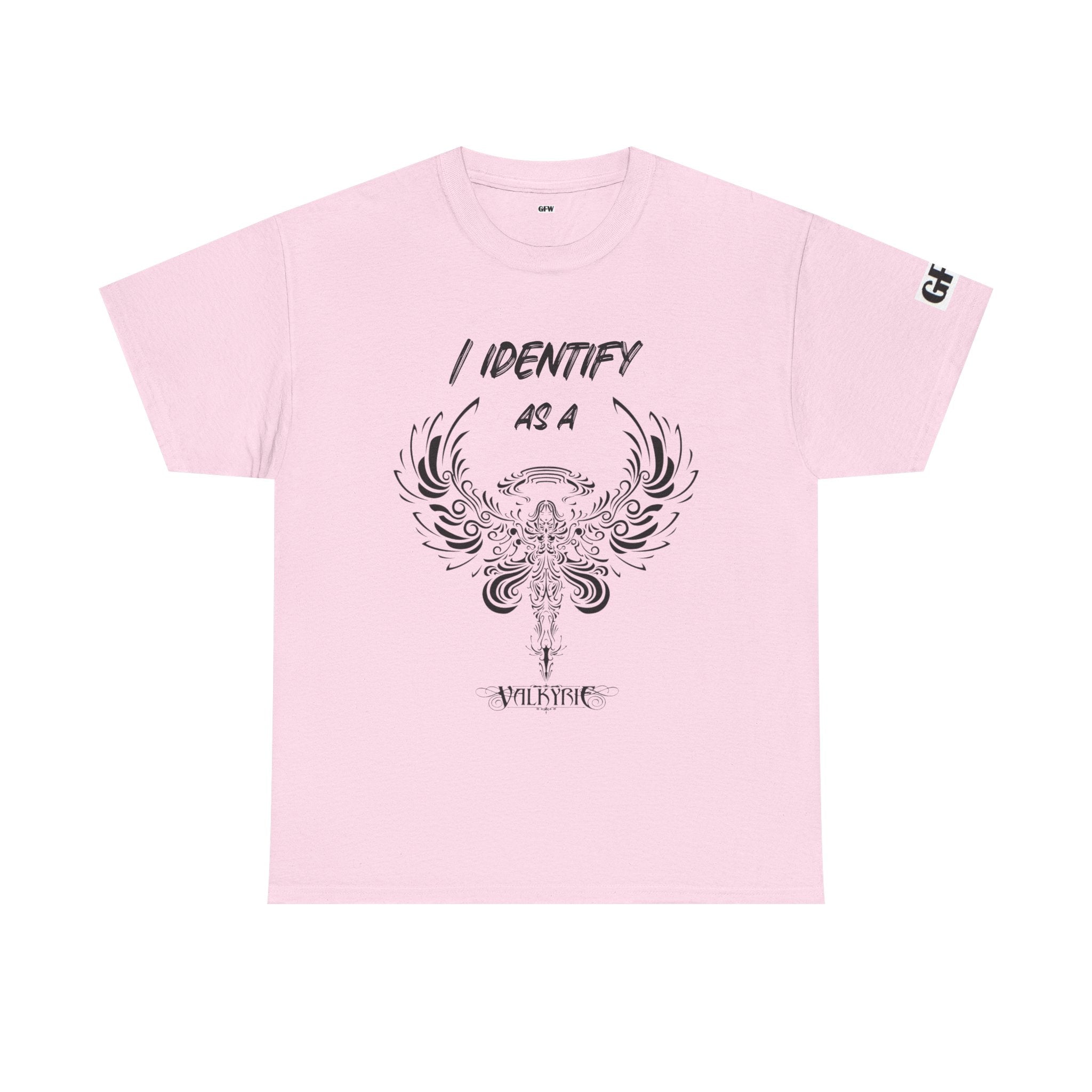 Valkyrie Winged Key T‑Shirt — "I Identify As a Valkyrie" Graphic Tee