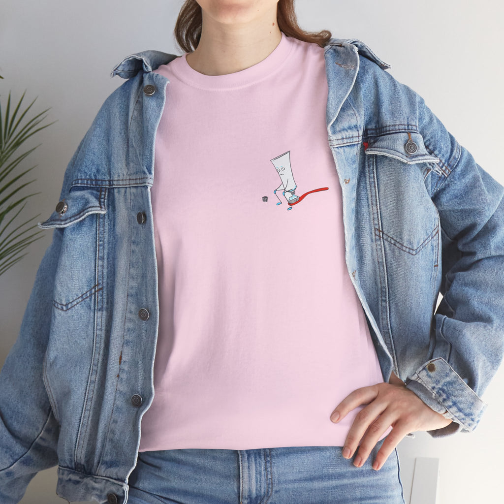 Toothbrush Graphic Tee — "That's Right Put Me In Your Mouth" Dental Humor T-Shirt