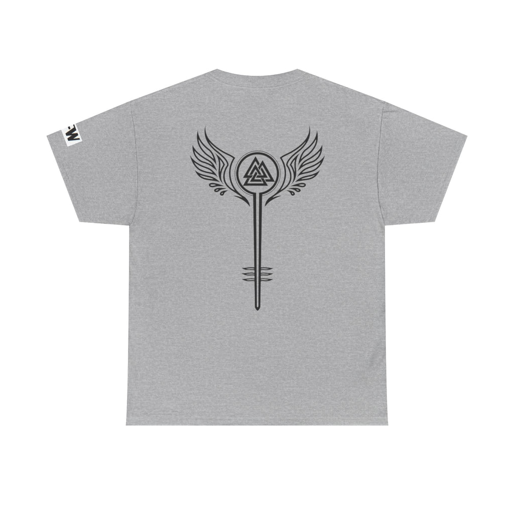 Valkyrie Winged Key T‑Shirt — "I Identify As a Valkyrie" Graphic Tee