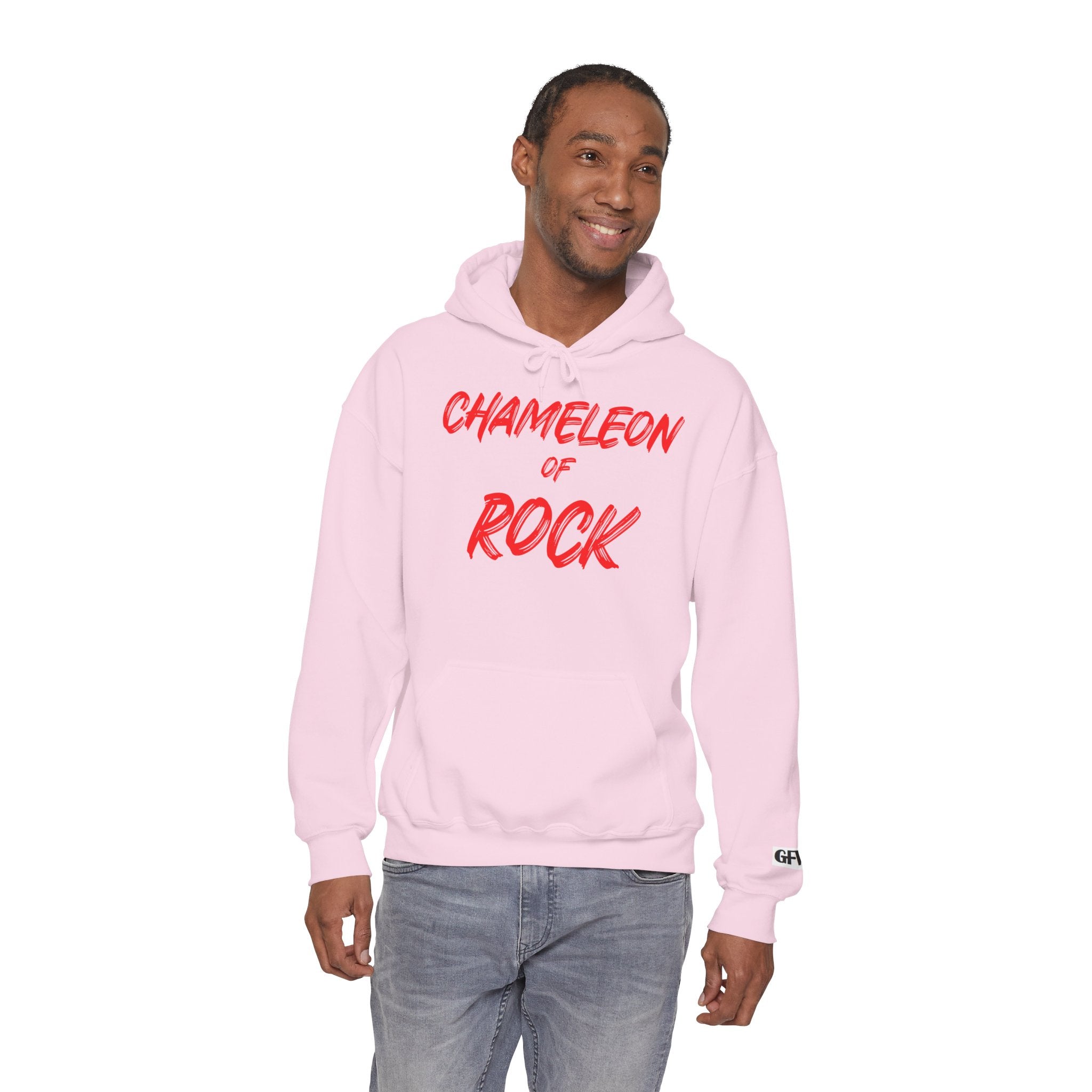 Chameleon of Rock Hoodie — Retro Band Graphic Pullover