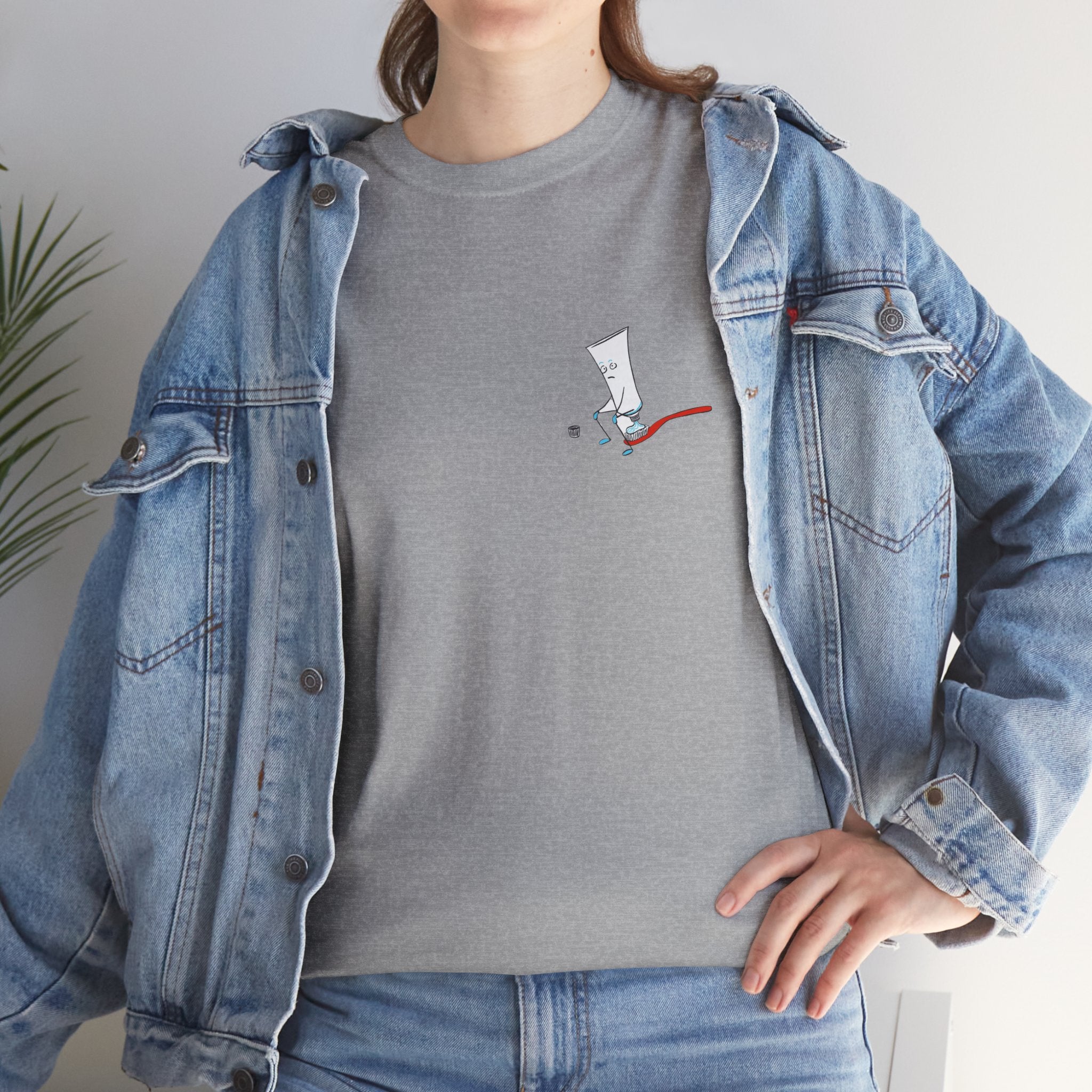 Toothbrush Graphic Tee — "That's Right Put Me In Your Mouth" Dental Humor T-Shirt