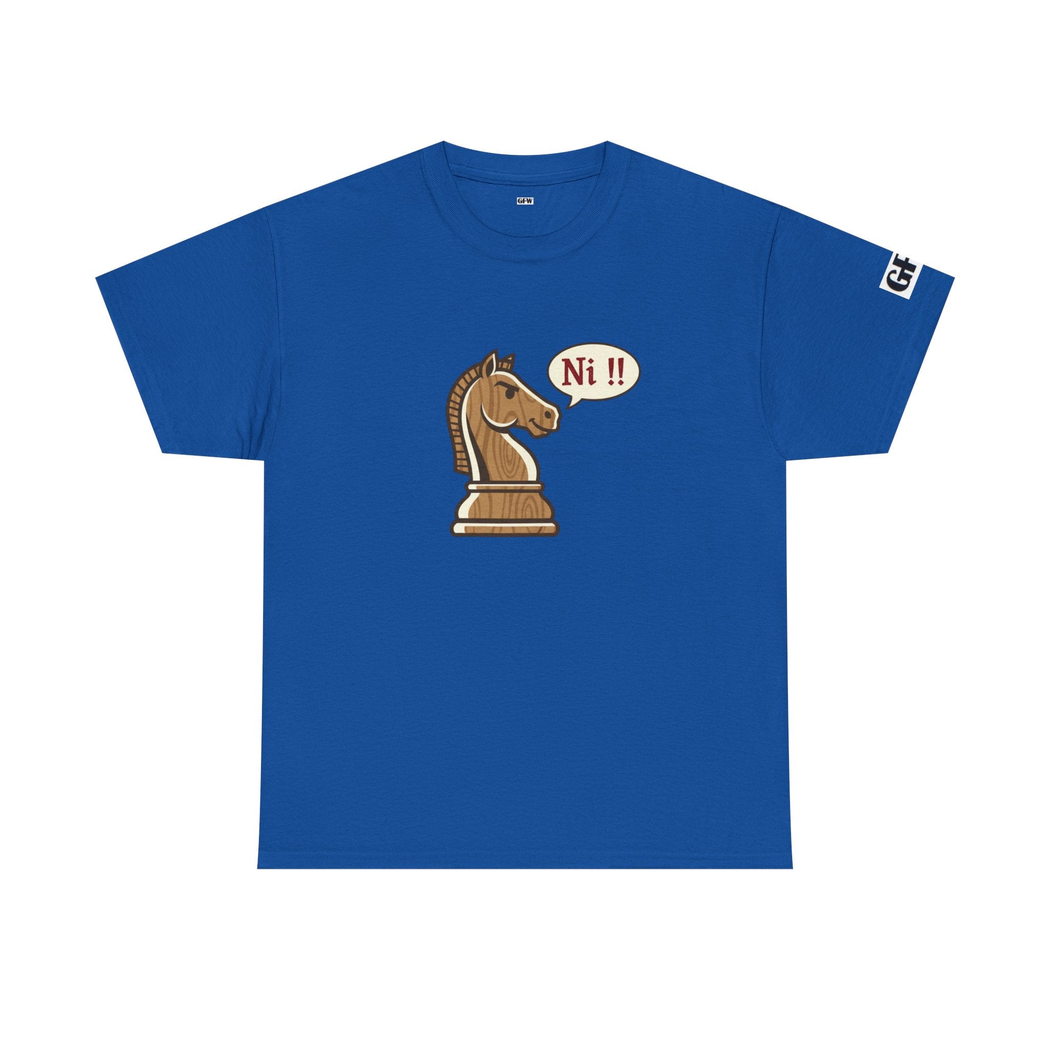 Chess Knight Tee - 'Ni!!' Funny Knight Piece Shirt