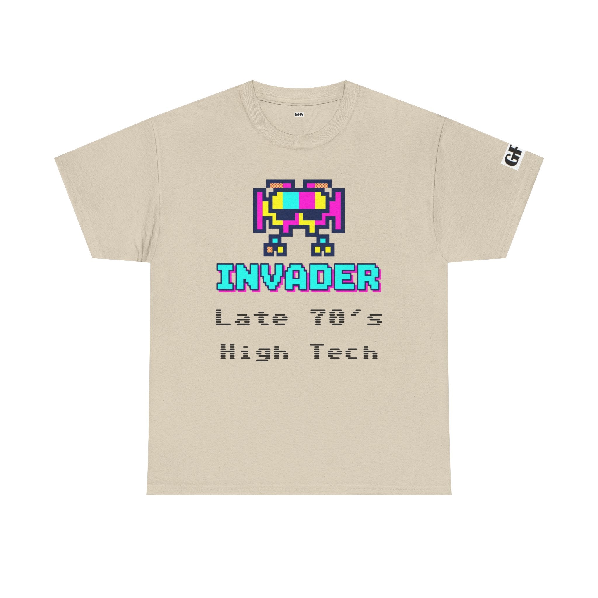 Invader Retro Pixel Tee — "Late 70's High Tech" Vintage Video Game T-Shirt