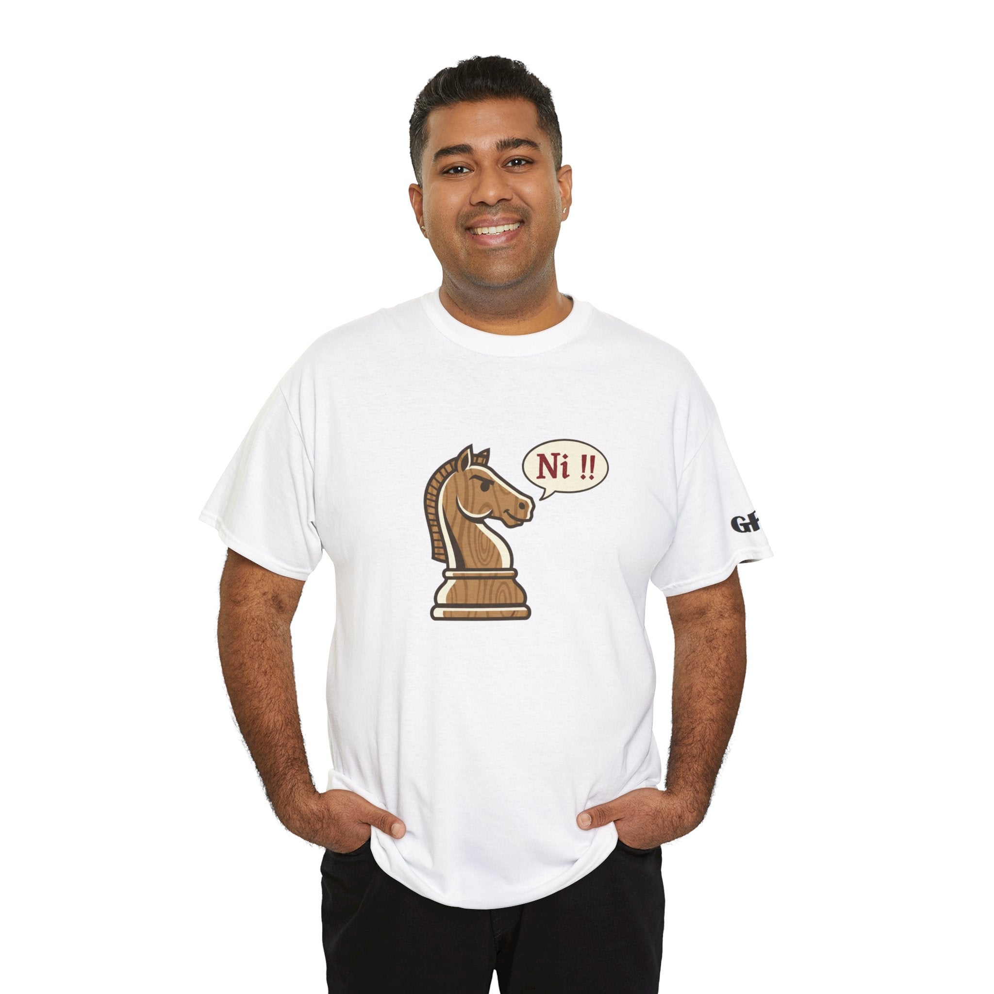 Chess Knight Tee - 'Ni!!' Funny Knight Piece Shirt