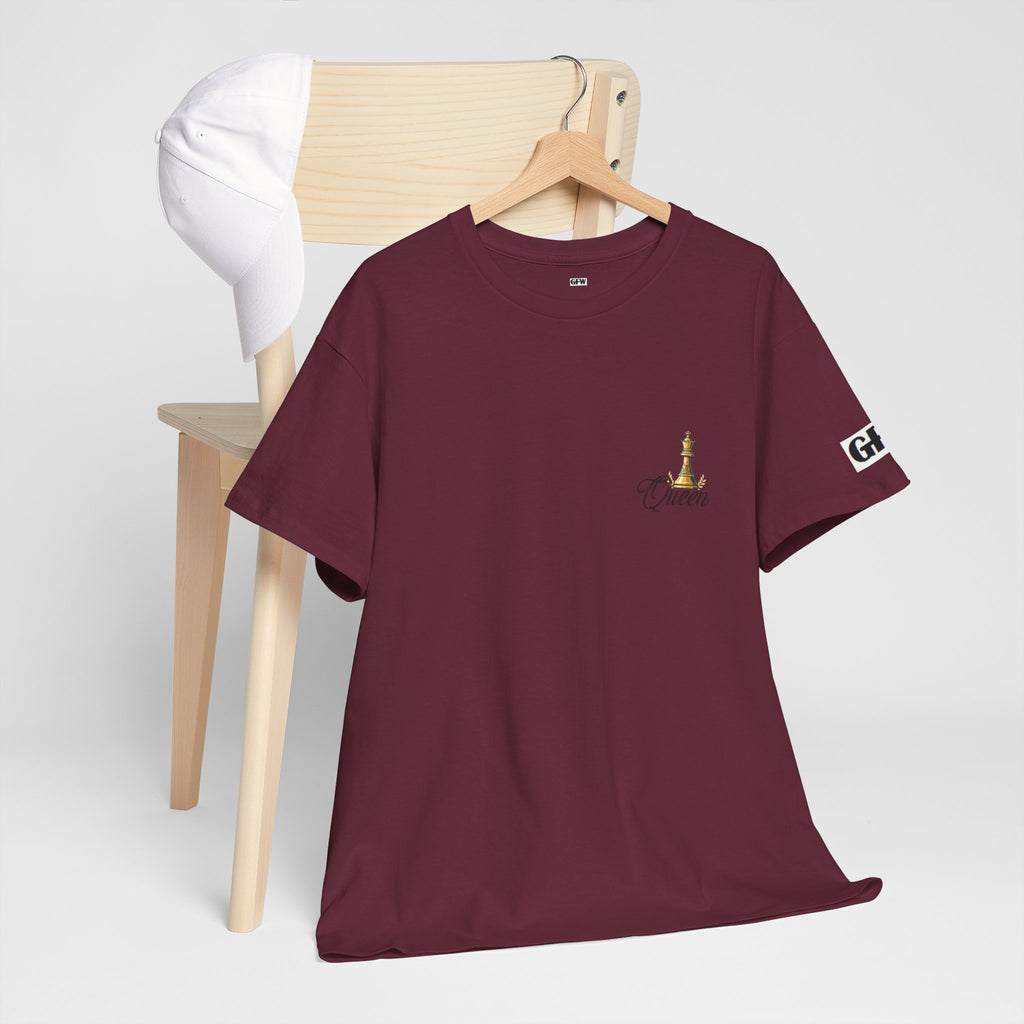 Queen Chess Piece T-Shirt — "Queen" Family Roles Tee (Grandmother, Wife, Mother, Daughter, Sister)