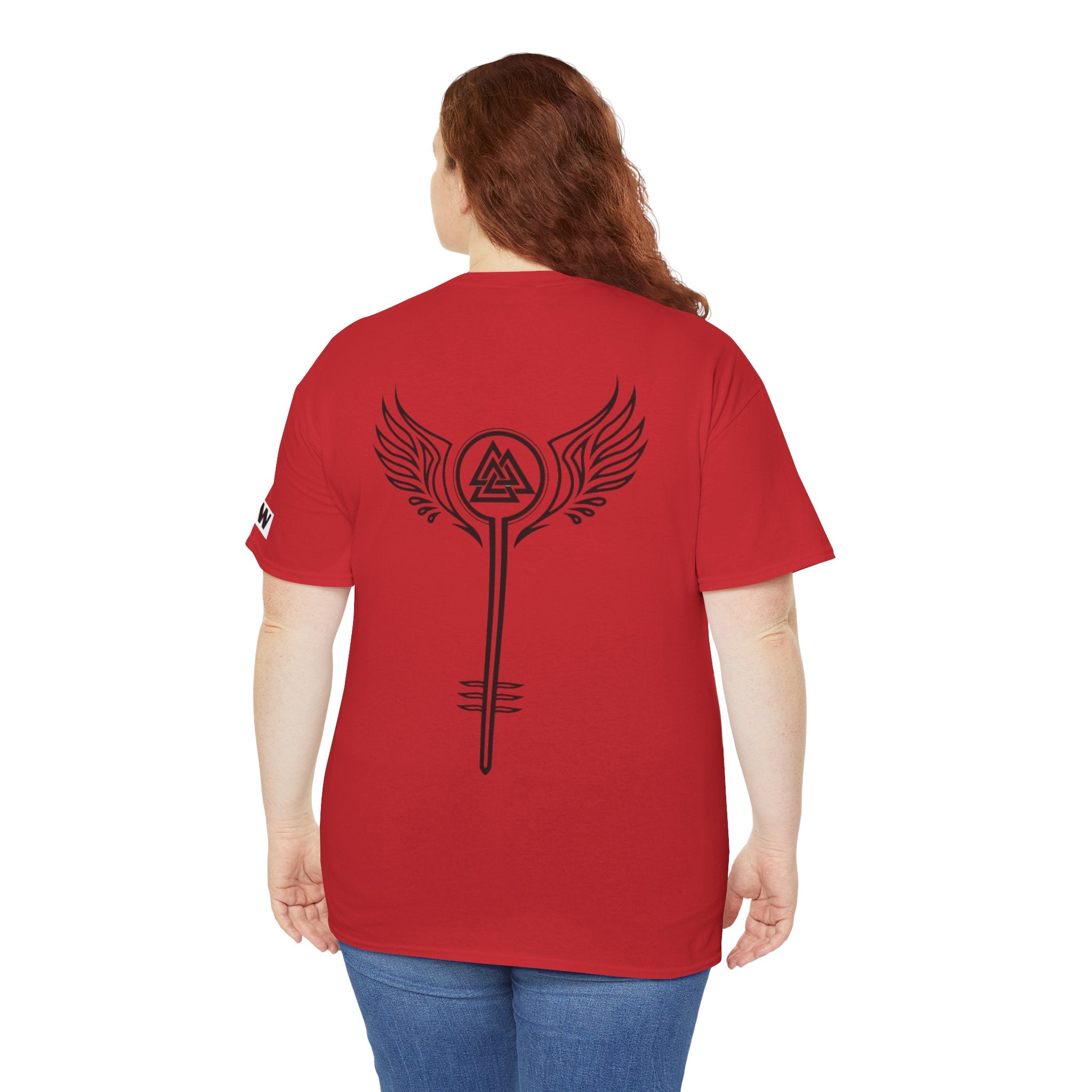 Valkyrie Winged Key T‑Shirt — "I Identify As a Valkyrie" Graphic Tee