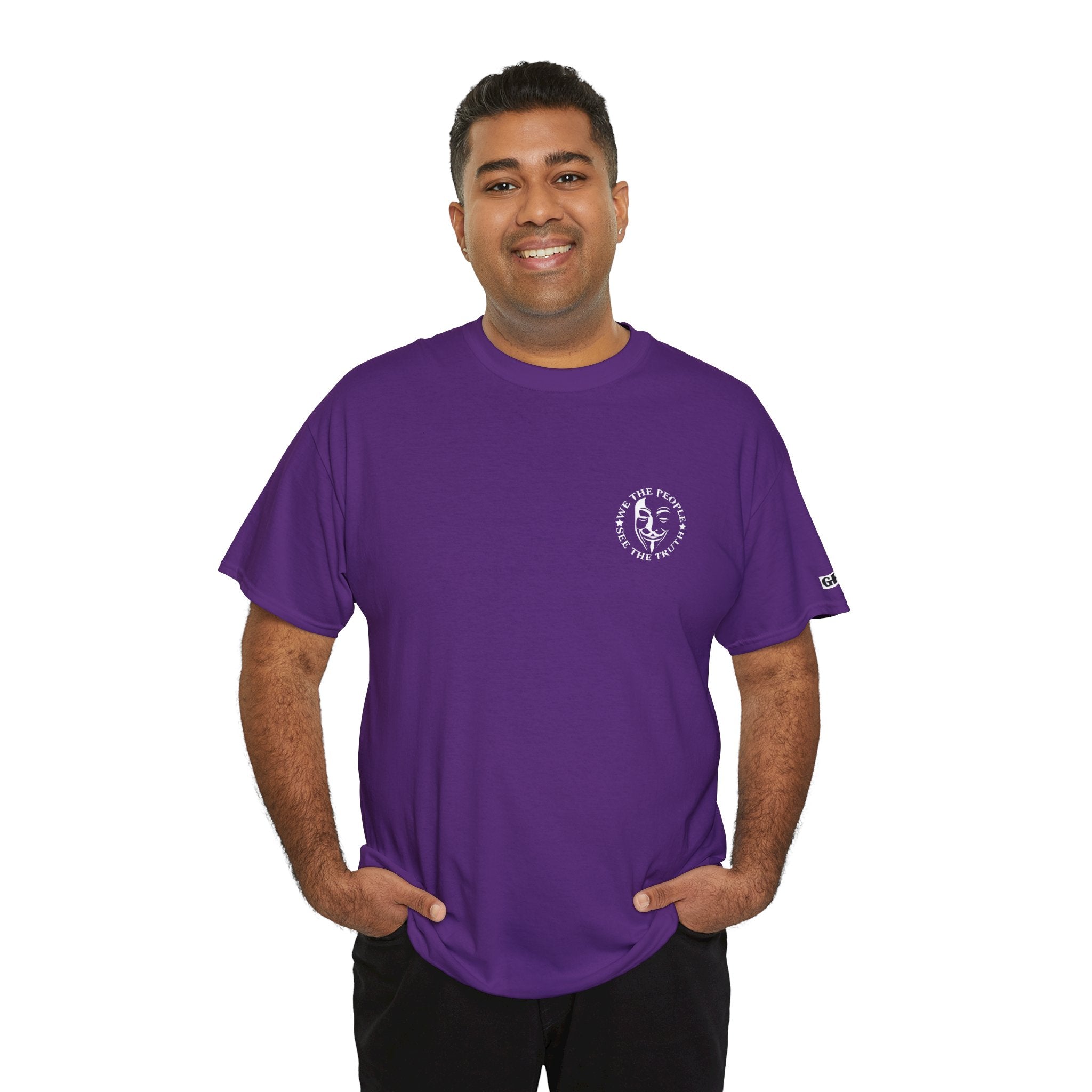 **Personalize ** Seek Knowledge Tee — “We The People See The Truth” Guy Fawkes Graphic T-Shirt