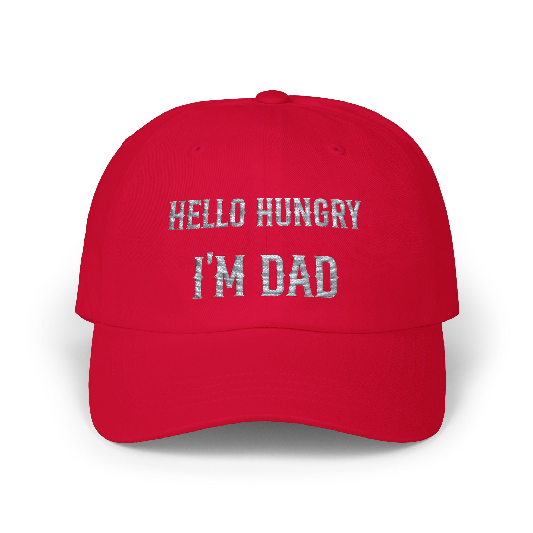 Hello Hungry I'm Dad Cap — Funny Dad Hat for New & Expecting Fathers