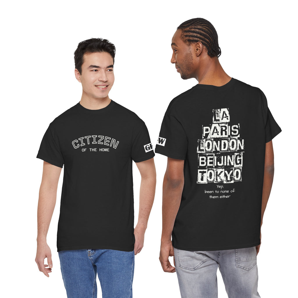 Citizen of the Home Tee — Cities Back Graphic (LA • Paris • London • Beijing • Tokyo)