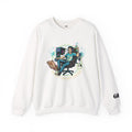 Gamer Chill Crewneck Sweatshirt – 'Level Up' Retro PC Gaming Graphic