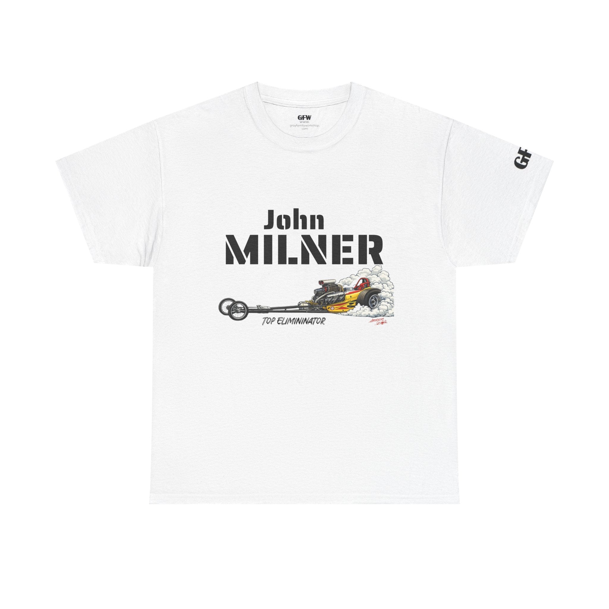 Milner Racing Team T-Shirt — "John Milner" Vintage Dragster Tee