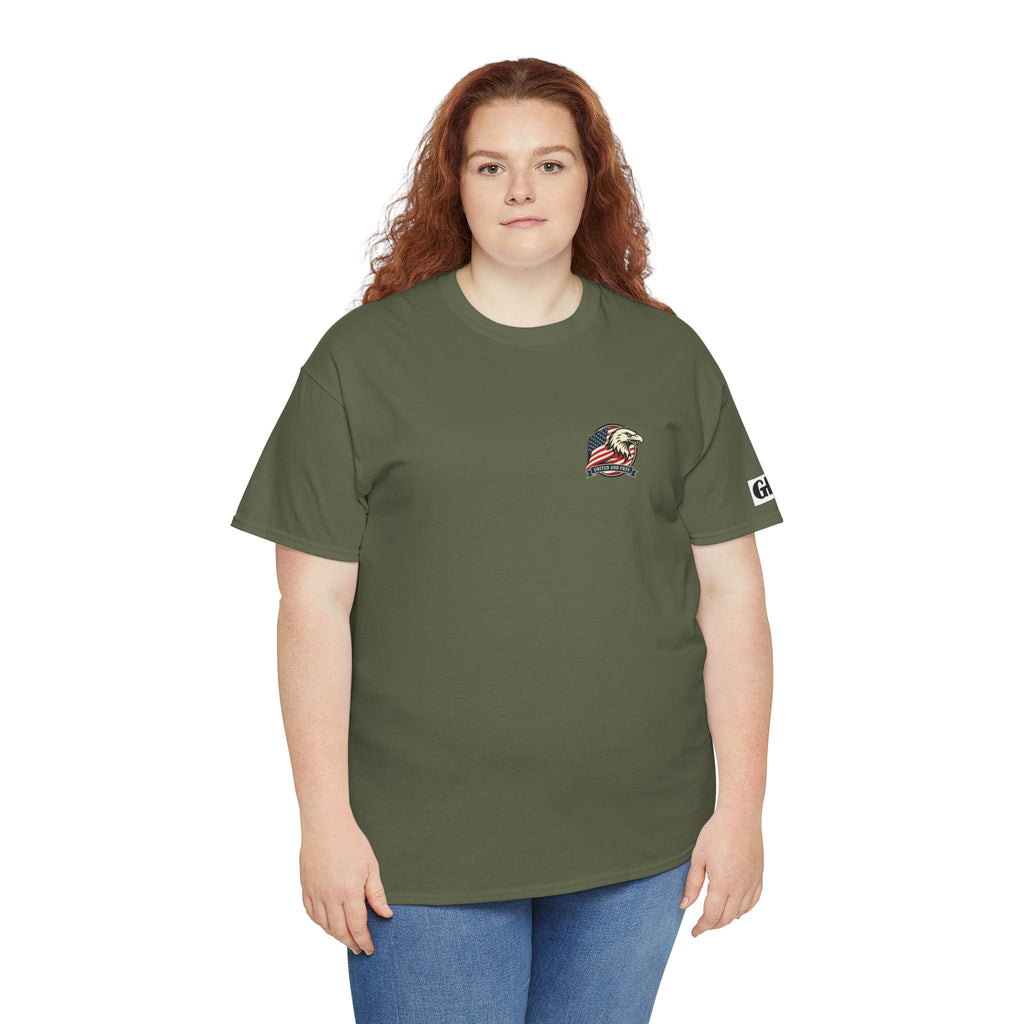 USA Bald Eagle T‑Shirt — "United and Free" Patriotic Tee