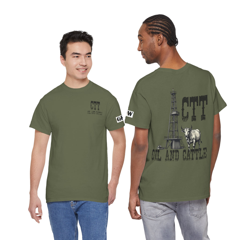 CTT Oil & Cattle Tee — Western Oilfield T‑Shirt