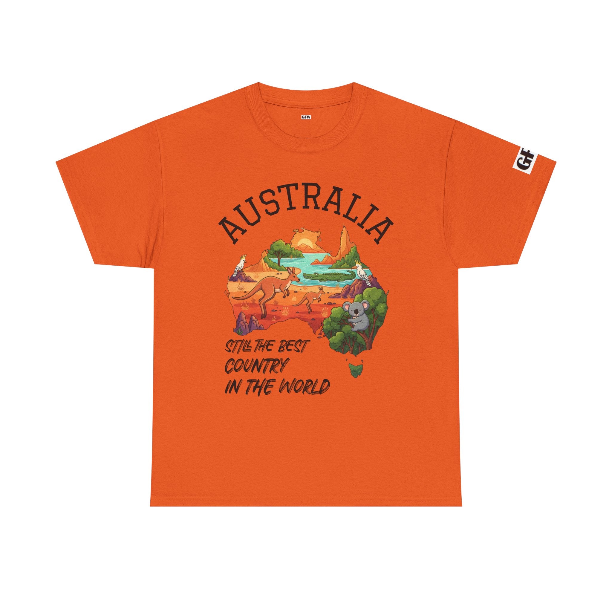 Australia Map Graphic Tee — "Australia: Still The Best Country in the World" Cotton T‑Shirt