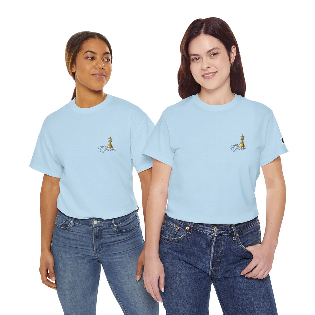 Queen Chess Piece T-Shirt — "Queen" Family Roles Tee (Grandmother, Wife, Mother, Daughter, Sister)