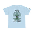 Yggdrasil Tree of Life T‑Shirt — "Gray Family Workshop" written in Rune