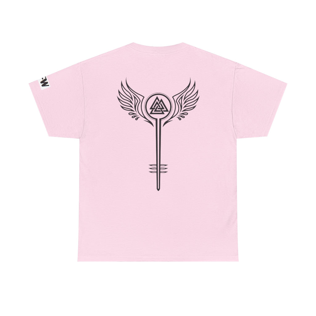 Valkyrie Winged Key T‑Shirt — "I Identify As a Valkyrie" Graphic Tee