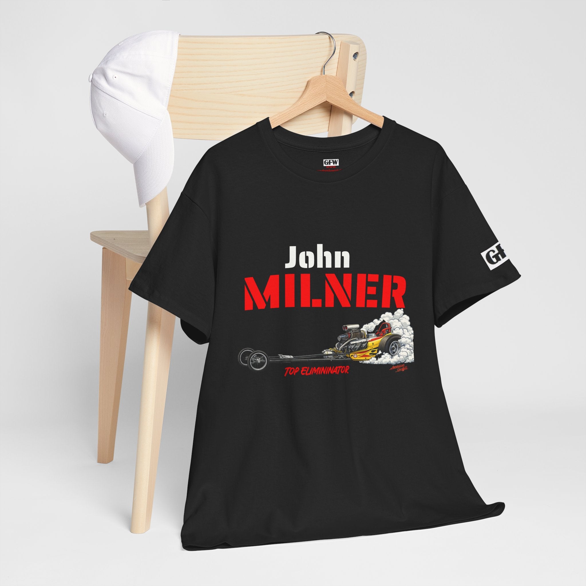 Milner Racing Team T-Shirt — "John Milner" Vintage Dragster Tee