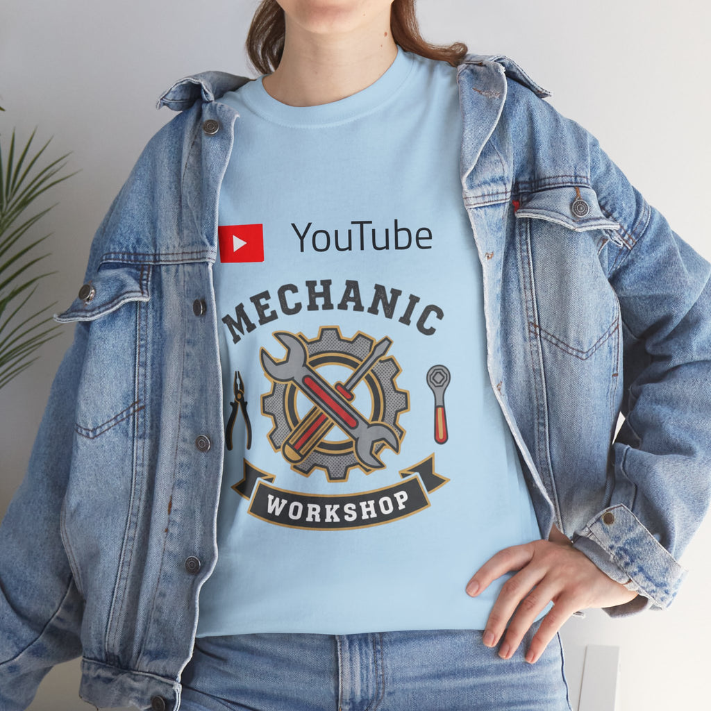 Mechanic Workshop T-Shirt — YouTube Channel Gear