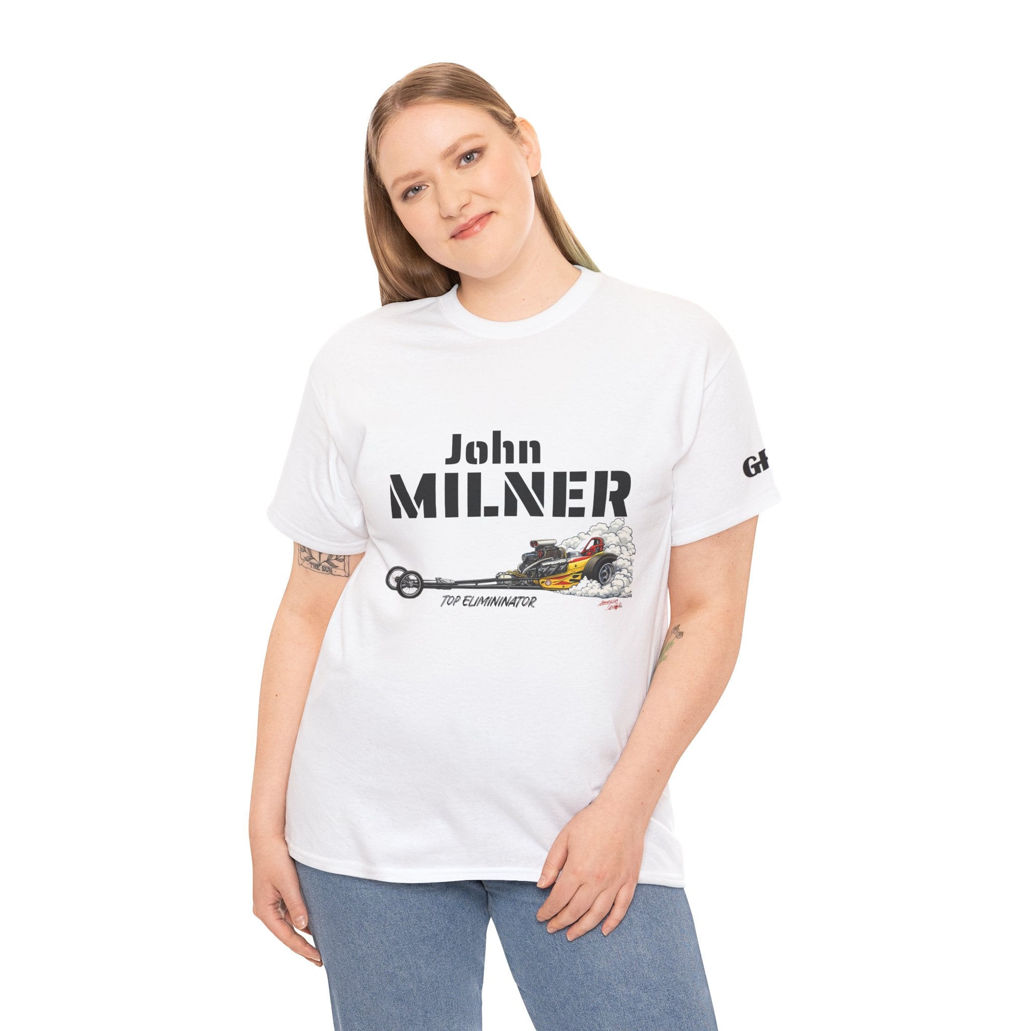 Milner Racing Team T-Shirt — "John Milner" Vintage Dragster Tee