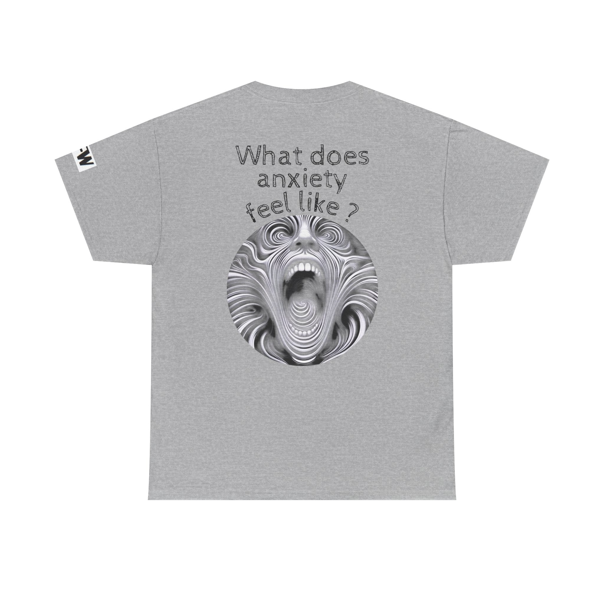 Anxiety Awareness T‑Shirt — "What Does Anxiety Feel Like?" Graphic Tee